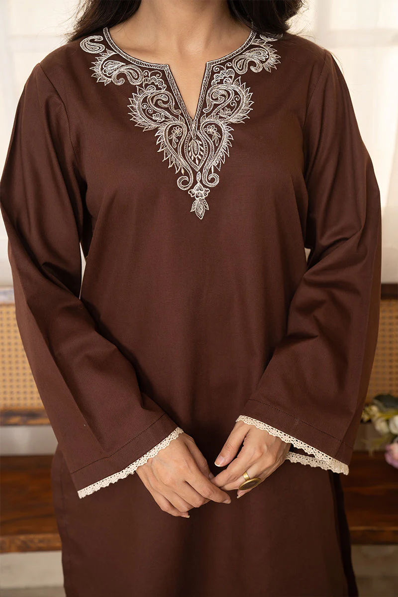 Rustwood 2 Piece (Farshi Shalwar) - Image 4
